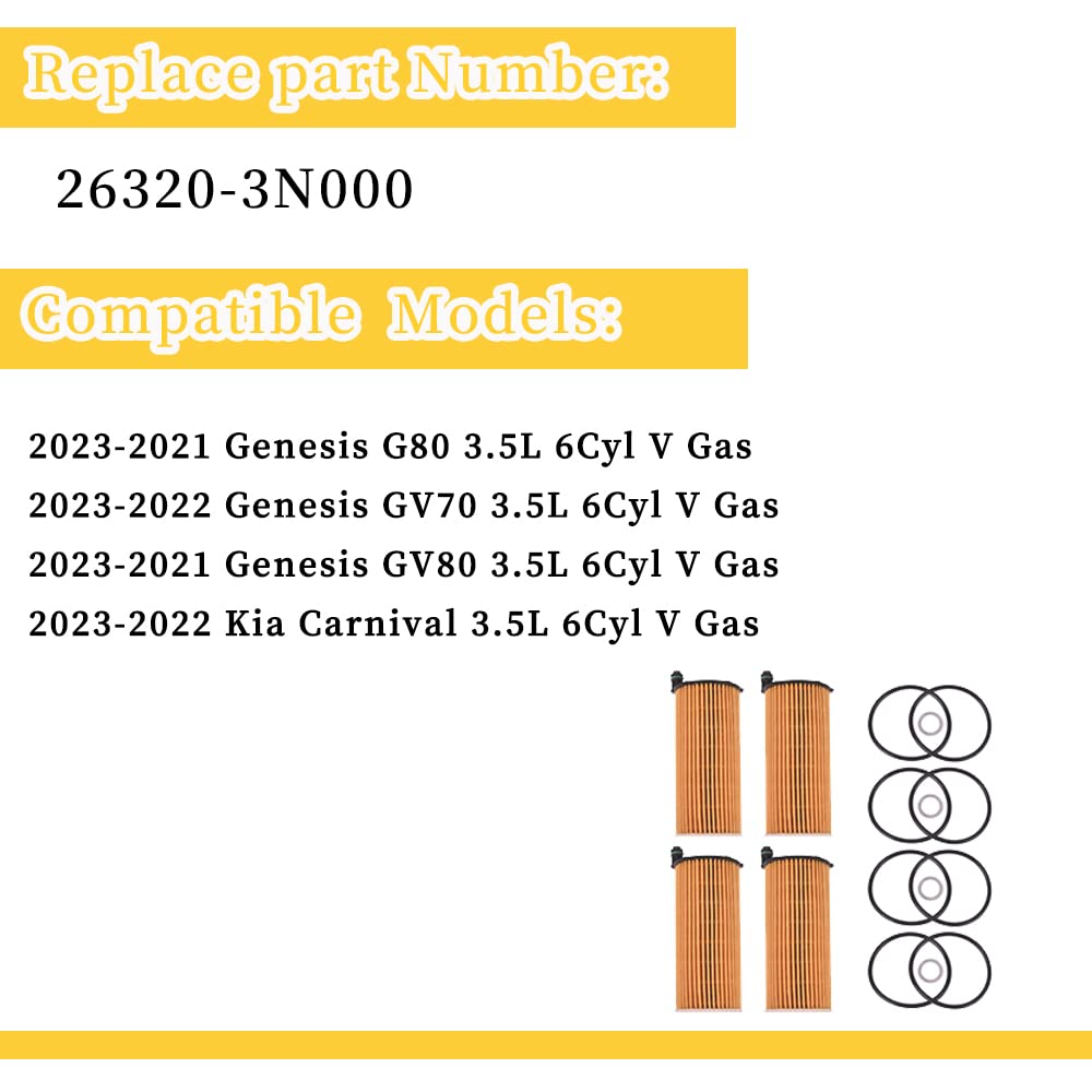 Amazon.com: Getfarway Oil Filters with O-rings and Drain Plug